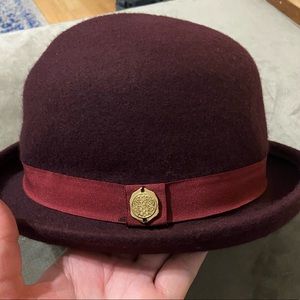 Vince Camuto bowler hat wool